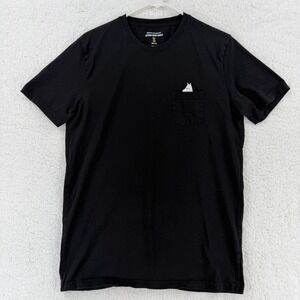 Moomin Shop Hawaii Shirt Mens XL Black Pocket Graphic Tee Unisex Runs Small